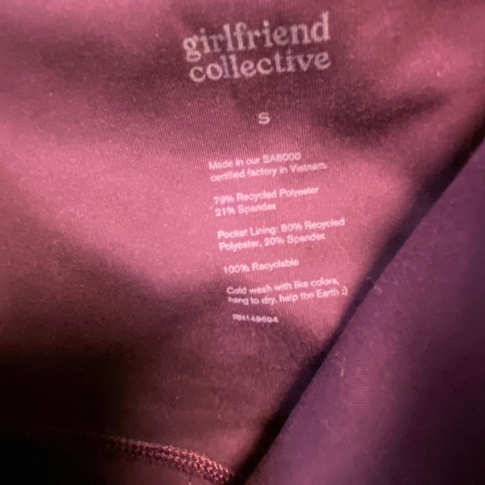 The Girlfriend Collective leggings- full length, S